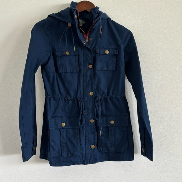 Market & Spruce Navy Utility Jacket NWOT XS - Picture 1 of 6